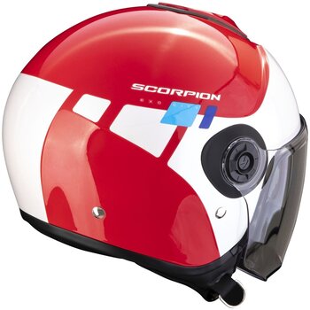 Helmet Scorpion EXO-CITY II MALL Blue/White/Red S Helmet - 3