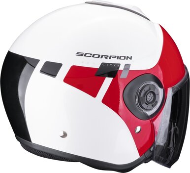 Helmet Scorpion EXO-CITY II MALL White/Red S Helmet - 3