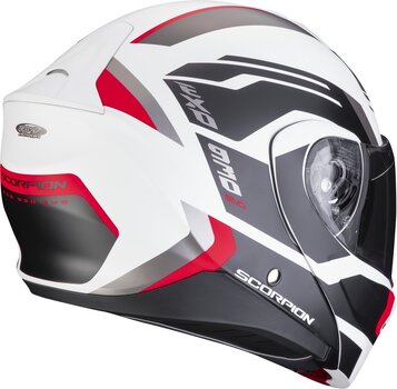 Helmet Scorpion EXO 930 EVO SIKON Matt White/Black/Red S Helmet - 4
