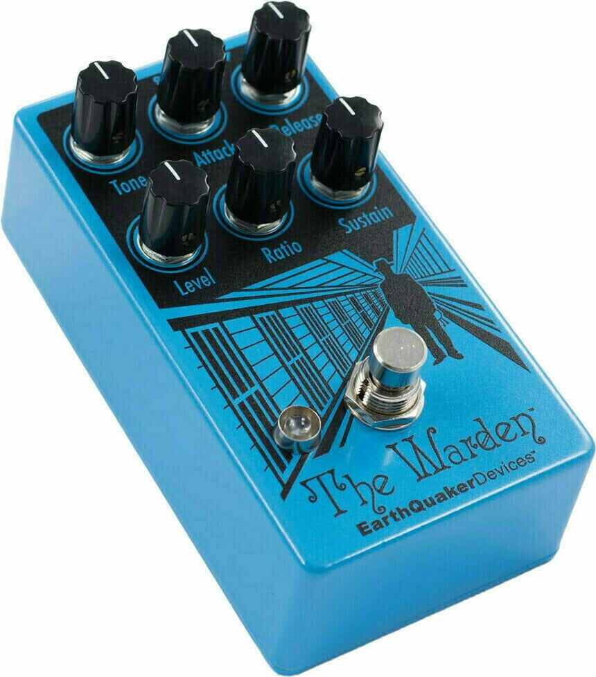 ギター EarthQuaker Devices The Warden EarthQuaker Devices The Warden Optical Compressor V2, Purple
