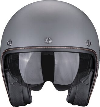 Helmet Scorpion BELFAST EVO SOLID Matt Cement Grey M Helmet - 2