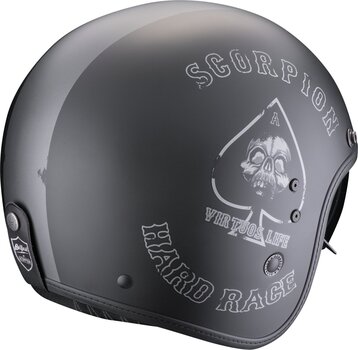 Helmet Scorpion BELFAST EVO SPADE Matt Black/Silver XS Helmet - 3
