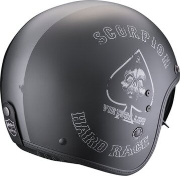 Helmet Scorpion BELFAST EVO SPADE Matt Black/Silver L Helmet - 3