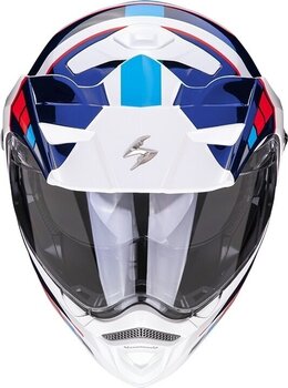 Каска Scorpion ADX-2 CAMINO Pearl White/Blue/Red XS Каска - 2