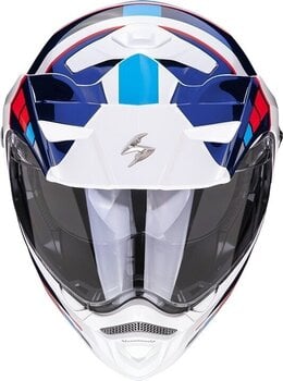 Hjälm Scorpion ADX-2 CAMINO Pearl White/Blue/Red M Hjälm - 2