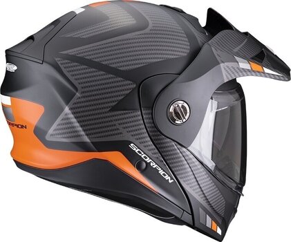 Helmet Scorpion ADX-2 CAMINO Matt Black/Silver/Orange XS Helmet - 3