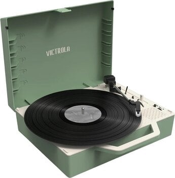 Hordozható lemezjátszó Victrola VSC-725SB Re-Spin Green - 6