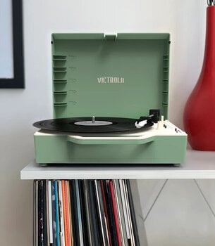 Portable грамофон Victrola VSC-725SB Re-Spin Green - 11
