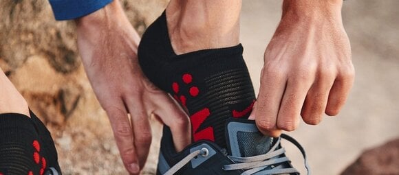 Čarape za trčanje
 Compressport No Show Socks Black/Red T1 Čarape za trčanje - 3