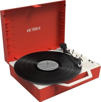 Hordozható lemezjátszó Victrola VSC-725SB Re-Spin Red - 6