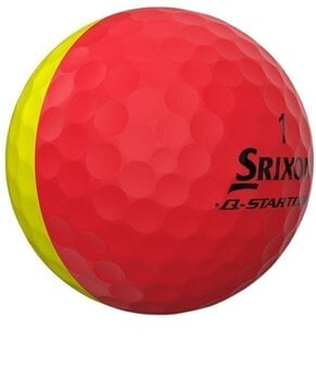 Nova loptica za golf Srixon Q-Star Tour Divide 2 Golf Balls Yellow Red - 3