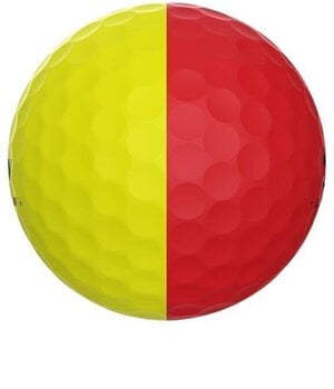 Piłka golfowa Srixon Q-Star Tour Divide 2 Golf Balls Yellow Red - 4