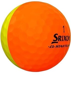Golf Balls Srixon Q-Star Tour Divide 2 Golf Balls Yellow Orange - 4
