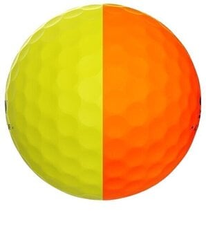 Golfball Srixon Q-Star Tour Divide 2 Golf Balls Yellow Orange - 5