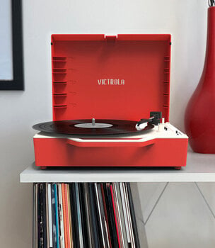 Hordozható lemezjátszó Victrola VSC-725SB Re-Spin Red - 11