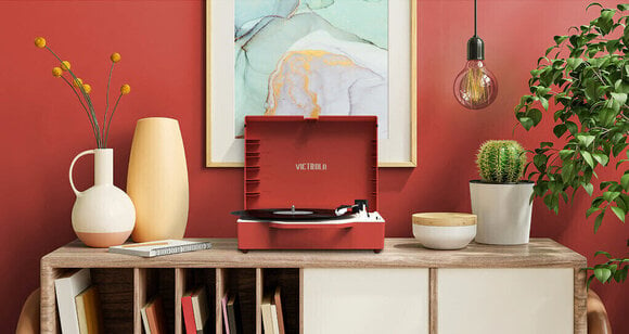 Portable turntable
 Victrola VSC-725SB Re-Spin Red - 12