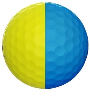Golf Balls Srixon Q-Star Tour Divide 2 Golf Balls Yellow Blue - 5