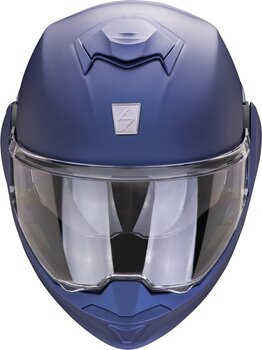 Helmet Scorpion EXO-TECH EVO PRO SOLID Matt Metallic Blue M Helmet - 2
