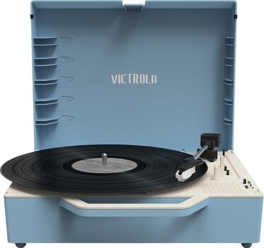 Gira-discos portátil Victrola VSC-725SB Re-Spin Blue - 13