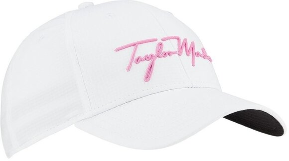Cap TaylorMade Womens Script Hat White/Pink - 4