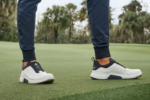 Férfi golfcipők Ecco Biom H4 Mens Golf Shoes White 39 - 9