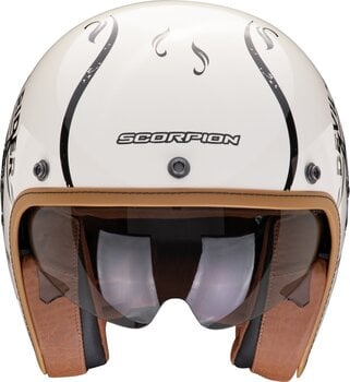 Helmet Scorpion BELFAST EVO ROMEO Matt White/Black S Helmet - 2