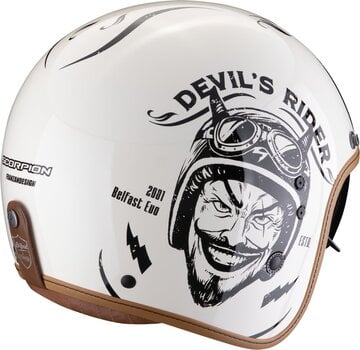 Helmet Scorpion BELFAST EVO ROMEO Matt White/Black M Helmet - 3