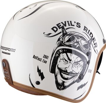 Helmet Scorpion BELFAST EVO ROMEO Matt White/Black XL Helmet - 3