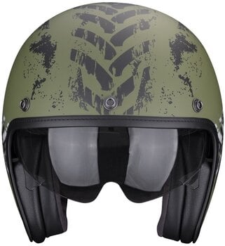 Helm Scorpion BELFAST EVO NEVADA Matt Black/Gold XL Helm - 2