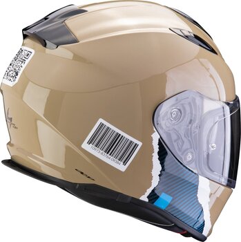 Helm Scorpion EXO 491 CODE Matt Black/Silver XL Helm - 3