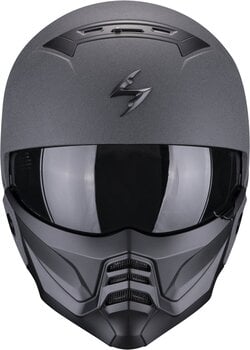 Helmet Scorpion EXO-COMBAT II GRAPHITE Dark Grey S Helmet - 3