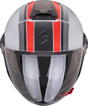Helm Scorpion EXO-CITY II VEL Matt Grey/Red XS Helm - 2