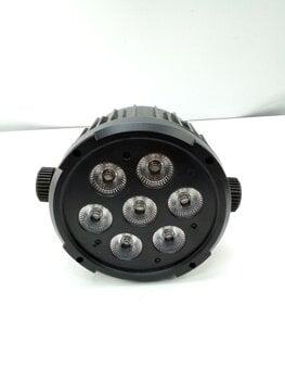 LED PAR Light4Me Black Par 7X10W RGBWa LED (B-Stock) #951833 (Pre-owned) - 2