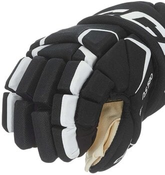 Hokejové rukavice CCM Tacks AS 580 SR 13 Black/White Hokejové rukavice - 4
