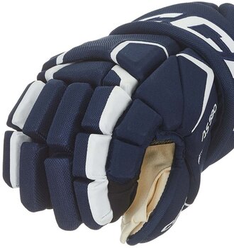 Hockey Gloves CCM Tacks AS 580 SR 13 Navy/White Hockey Gloves - 4