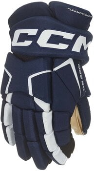 Hockey Gloves CCM Tacks AS 580 SR 14 Navy/White Hockey Gloves - 2