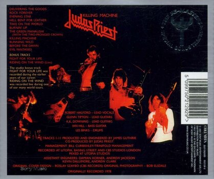 Music CD Judas Priest - Killing Machine (Remastered) (CD) - 2