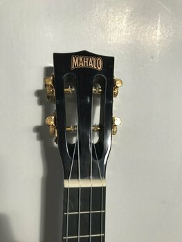 Tenor-ukuleler Mahalo Electric-Acoustic Hano Tenor Ukulele Cutaway Trans Black - 2