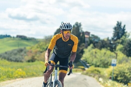 Cycling Short and pants Northwave Force Evo Bibshort Black/Ochre M Cycling Short and pants - 5