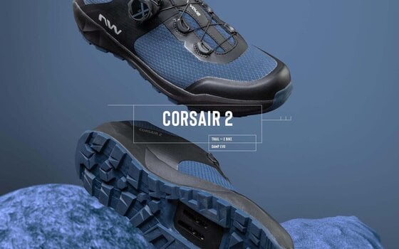 Scarpa da ciclismo da uomo Northwave Corsair 2 Blue/Black 41 Scarpa da ciclismo da uomo - 6