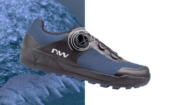 Men's Cycling Shoes Northwave Corsair 2 Blue/Black Men's Cycling Shoes - 4