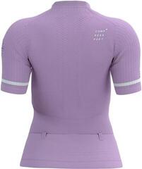 Тениска с къс ръкав за бягане
 Compressport Trail Postural SS Top W Lupine/White L Тениска с къс ръкав за бягане - 1