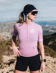 Тениска с къс ръкав за бягане
 Compressport Trail Postural SS Top W Lupine/White L Тениска с къс ръкав за бягане - 2