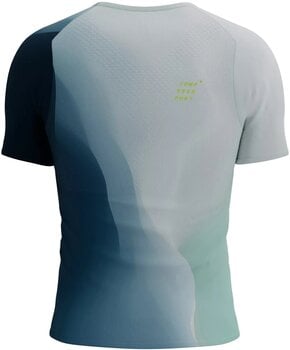 Koszulka do biegania z krótkim rękawem Compressport Performance SS Tshirt M Eggshell Blue/Niagara/Dress Blues XL Koszulka do biegania z krótkim rękawem - 2