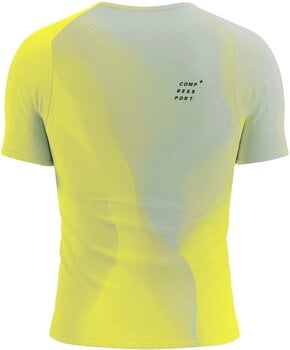 Тениска с къс ръкав за бягане Compressport Performance SS Tshirt M Safety Yellow/White/Black L Тениска с къс ръкав за бягане - 2