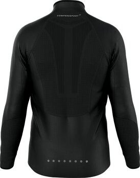 Běžecká bunda Compressport Hurricane Windproof Jacket M Black L Běžecká bunda - 2