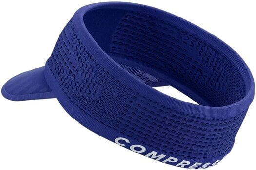 Løbe pandebånd Compressport Spiderweb Headband On/Off Dazzling Blue/White UNI Løbe pandebånd - 2