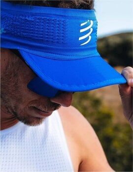 Traka za glavu za trčanje
 Compressport Spiderweb Headband On/Off Dazzling Blue/White UNI Traka za glavu za trčanje - 4