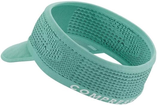 Running headband
 Compressport Spiderweb Headband On/Off Eggshell Blue/White UNI Running headband - 2