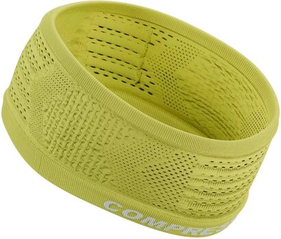 Pannband för löpning Compressport Headband On/Off Green Sheen/White UNI Pannband för löpning - 2